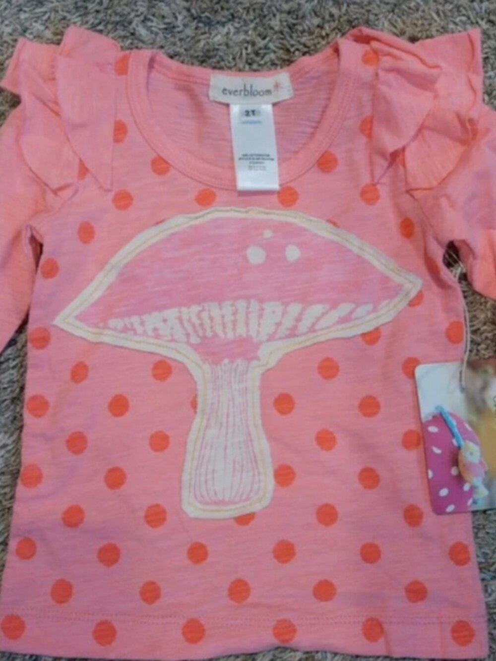 Mushroom long sleeve polkadot. Many sizes